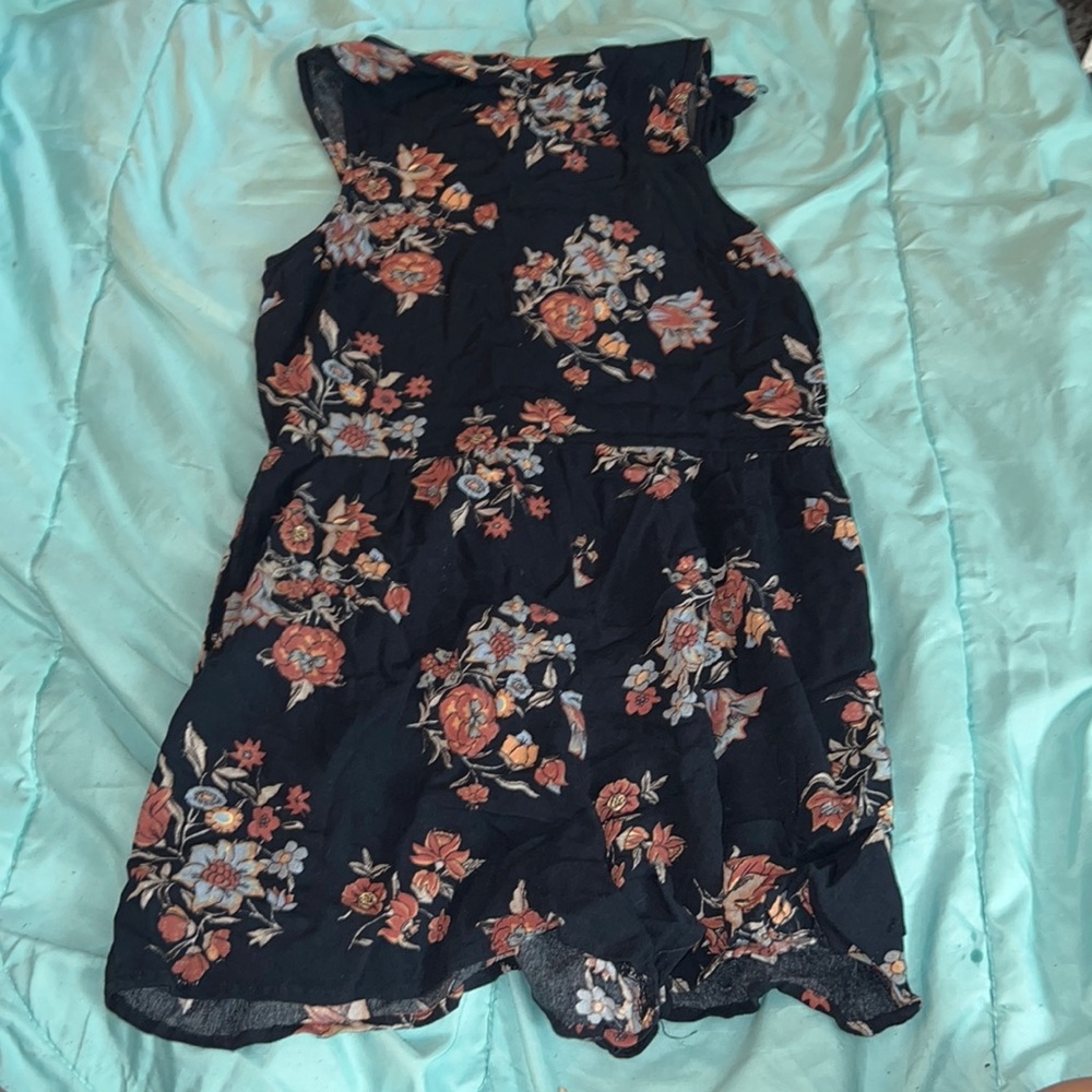 Romper Flower Print Sleeveless